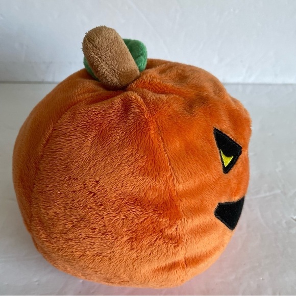 Ty Pluffies Gilbert the Pumpkin Beanie Plush Halloween 2010 Lovey colorful - Picture 12 of 12